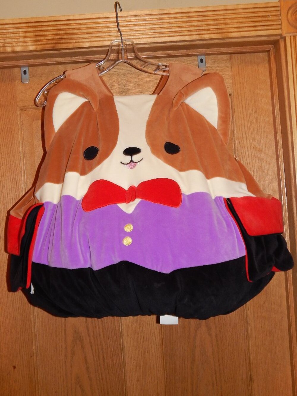 Squishmallows Reginald Vampire Corgi Dog Unisex Halloween Costume Child One Size